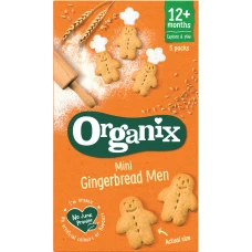 Mini Biscuiti eco cu ghimbir +12 luni, 5x20g, Organix
