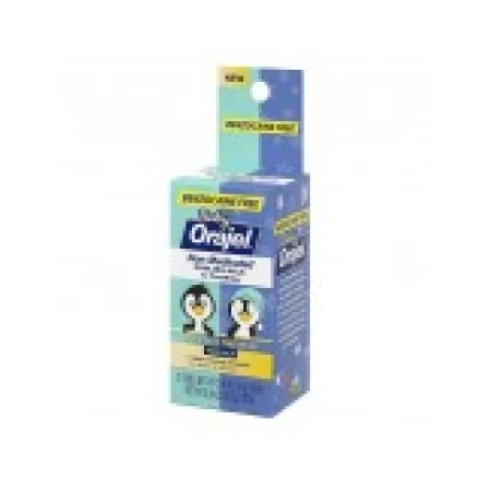 Gel Calmant Bebelusi, Orajel, TwinPack, Formula Zi si Noapte, pentru Dureri Gingivale, Fara Benzocaina, 100% Natural, 2x 5.1gr