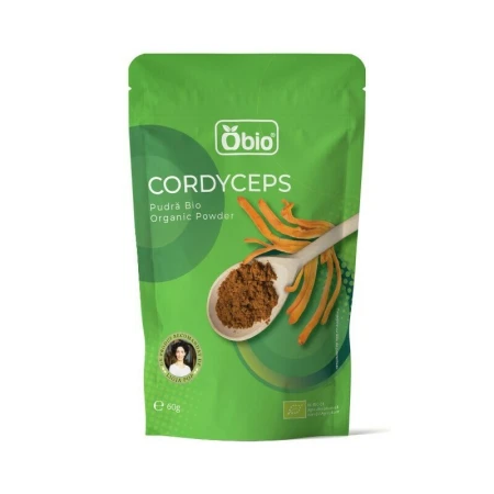 Cordyceps pudra bio 60g Obio