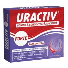 Uractiv Forte fara lactoza, 10 capsule, Uractiv