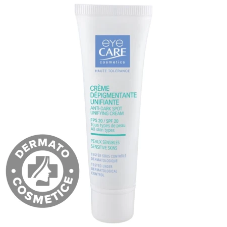 Crema depigmentanta unificatoare pentru ten sensibil, 30ml, Eye Care Cosmetics