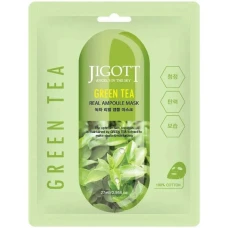 Masca Green Tea Real Ampoule Mask, 27ml, Jigott