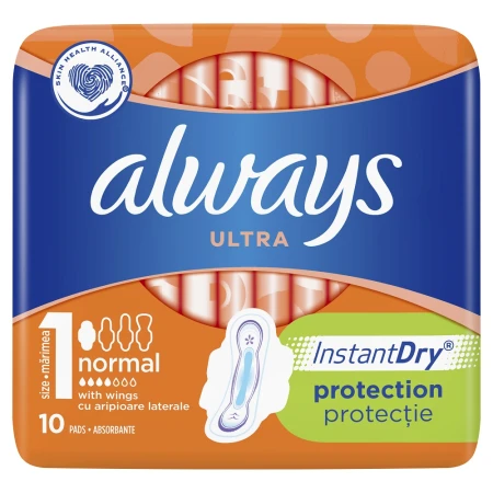 Absorbante Ultra Normal, 10 bucati, Always