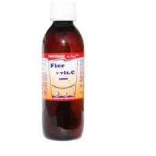 Sirop Fier cu Vitamina C, 250 ml, Favisan