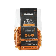 Paste din faina de porumb alb cu turmeric si piper bio fara gluten, 250g Nutracentis