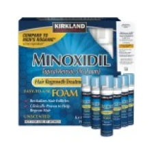 Spuma 6 Luni, Kirkland, Minoxidil, 5%, Tratament Impotriva Caderii Parului, 6x 60ml