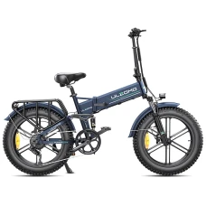 Bicicleta electrica pliabila Ulzomo Dunes 20 E-bike, 750W, 48V 16Ah, autonomie 120km, viteza maxima 40km/h**, Blue, 20''