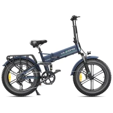 Bicicleta electrica pliabila Ulzomo Dunes 20 E-bike, 750W, 48V 16Ah, autonomie 120km, viteza maxima 40km/h**, Blue, 20''