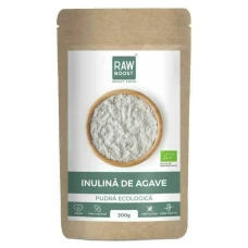 Inulina de agave pudra ecologica, 200g, RawBoost