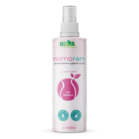 Intimo Fem - Lotiune pentru Igiena Intima, 200 ml, Bios Mineral Plant