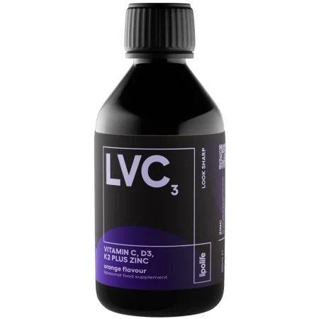 Vitamina C D3 K2 plus Zinc lipozomale 250ml Lipolife LVC3