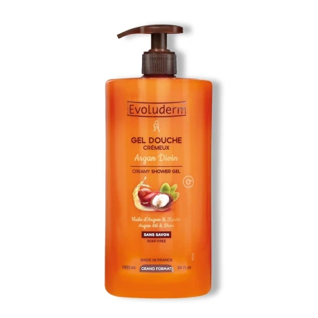 Gel de dus cremos Argan Divin, 1000ml, Evoluderm