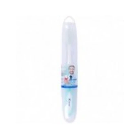 Periuta de Dinti Clasica, Zamo®, X.Brush Deep Clean, Efect Albirea Dintilor, Peri Extra-Soft, Culoare Verde
