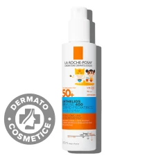 Spray invizibil cu protectie solara potrivit pentru pielea sensibila sau cu tendinta atopica a copiilor SPF50+ Anthelios UVMUNE 400 Dermo-Pediatrics, 200ml, La Roche-Posay