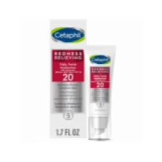 Crema de Fata, Cetaphil, Redness Relieving Daily, pentru Ameliorarea Simptomelor de Roseata si Iritatie ale Fetei, SPF 20, 50ml