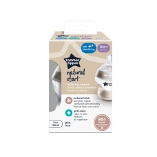 Biberon cu autosterilizare din PP pentru +0 luni Natural Start, 150ml, Tommee Tippee