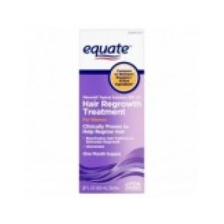 Solutie 1 Luna, Equate, Minoxidil, 2%, Tratament Impotriva Caderii Parului, 1x 60ml