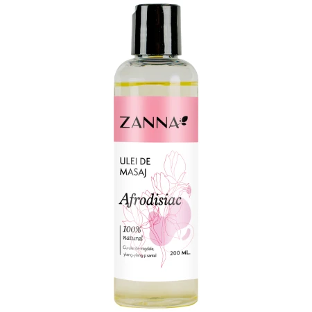 Ulei de masaj Afrodisiac, 200ml, Zanna