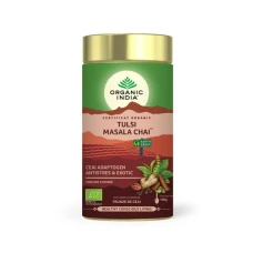Tulsi (Busuioc Sfant) Masala Chai - Relaxant & Regenerant, eco, 100g, Organic India