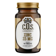 Zinc 25mg, 90 tablete, COS Laboratories