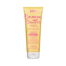 Balsam hranitor pentru par uscat frizzy si texturat Banana Butter, 250ml, Umberto Giannini