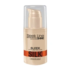 Ulei reparator pentru par cu proteine din matase, 30ml, Sleek Line