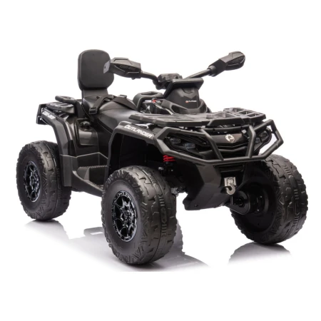 ATV electric pentru 2 copii Can Am Outlender 800W 24V Bombardier, culoare neagra