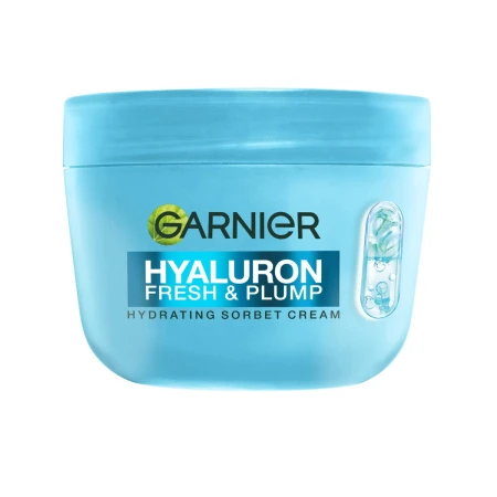 Crema-sorbet hidratanta Hyaluronic Fresh & Plump, 85ml, Garnier