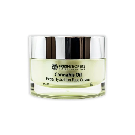 Crema de fata extra-hidratanta cu ulei de canabis, 50ml, Fresh Secrets