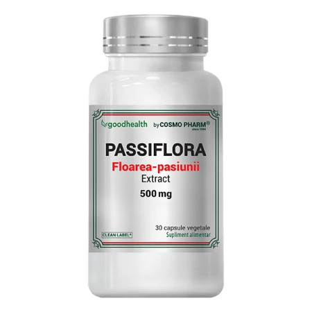 Passiflora Extract 500mg, 30 capsule, Cosmopharm