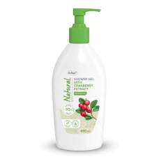 Dr. Max Natural Gel de dus cu merisoare, 490ml