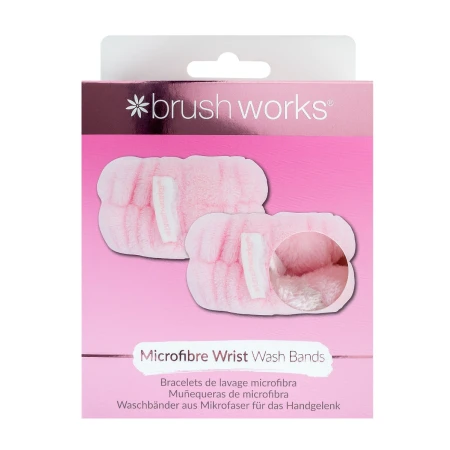 Bratari din microfibre pentru spalarea fetei, 2 bucati, Brushworks