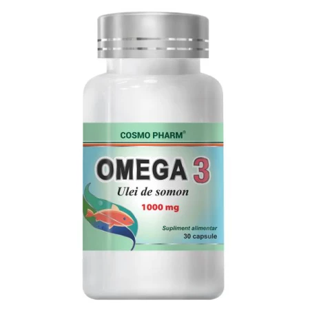 Omega3 ulei somon, 30capsule, CosmoPharm