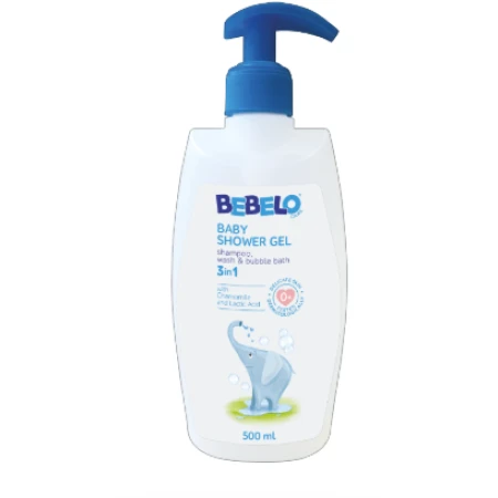 Bebelo Gel de dus 3in1, 500ml