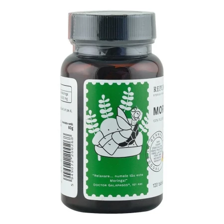 Moringa Ecologica din Israel (500 mg) Republica BIO, 120 tablete (60 g)