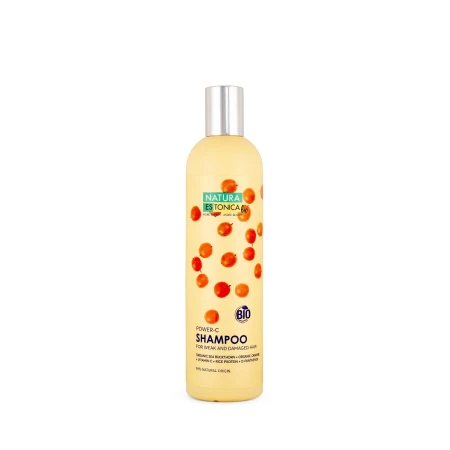 Sampon cu vitamina C + ulei de catina si portocale Power-C, 400ml, Natura Estonica