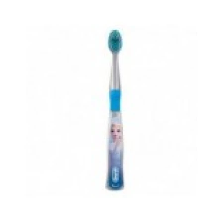 Periuta de Dinti pentru Copii, Oral-B, Frozen, Elsa, Varsta 3+ Ani, Multi-Protectie, Peri Moi, Culoare Gri