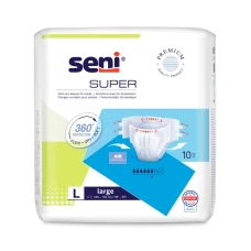 Scutece pentru adulti Super Seni Large, 10 bucati, Seni