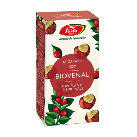 Biovenal, 63 capsule, Fares