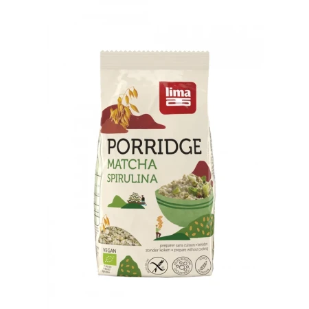Porridge cu matcha si spirulina fara gluten Express Bio 350g