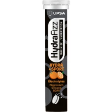 Electroliti cu aroma de portocale Hydrafizz Hydra +Sport, 16 comprimate efervescente, Upsa