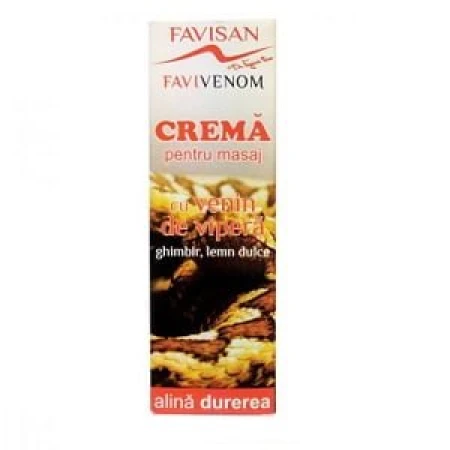 Crema Masaj Venin Vipera Favivenom, 50ml, Favisan