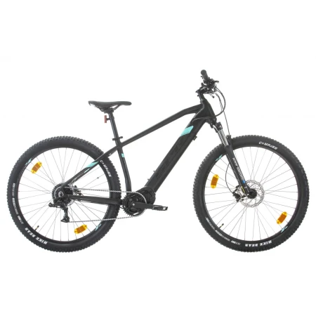 Bicicleta electrica Sprint E-MTB Pulse 29 Negru Mat/Turcuaz - 480mm(L)