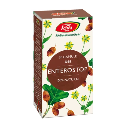 Enterostop D68, 30 capsule, Fares