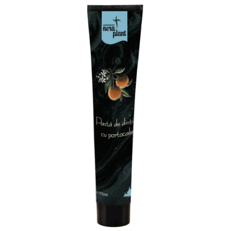 Pasta de dinti naturala cu portocale, 75ml, Laboratoarele Nera Plant