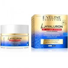 Crema intens reparatoare Bio Hyaluron 3xRetinol 60+, 50ml, Eveline Cosmetics