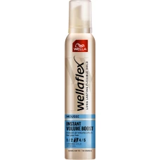 Spuma pentru par cu grad de fixare 3 Instant Volume Boost Wellaflex, 200ml, Wella