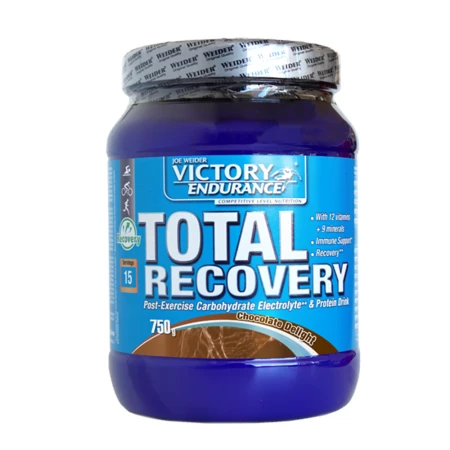 Pulbere post-workout cu aroma de Chocolate Total Recovery, 750g, Weider