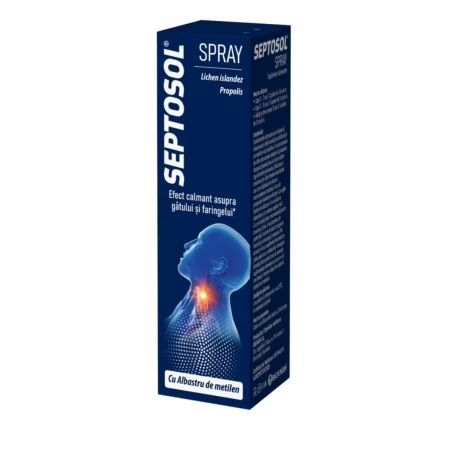 Septosol Spray cu albastru de metilen, 30ml, Biofarm