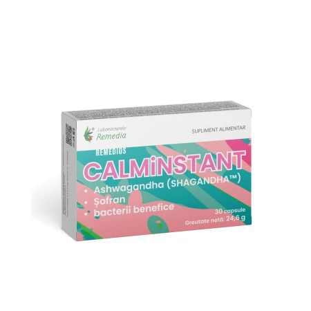 Calminstant Remedios, 30 capsule, Laboratoarele Remedia